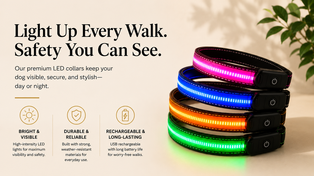 Why the Spotlight Dog Leash Makes Night Walks Safer