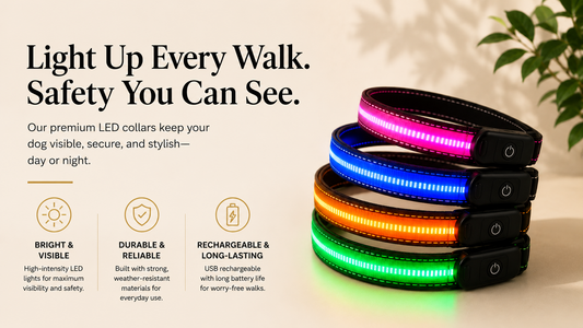 Why the Spotlight Dog Leash Makes Night Walks Safer
