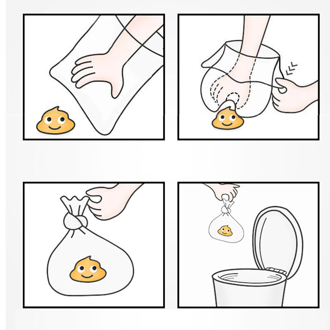 Waste Bags With Dispenser