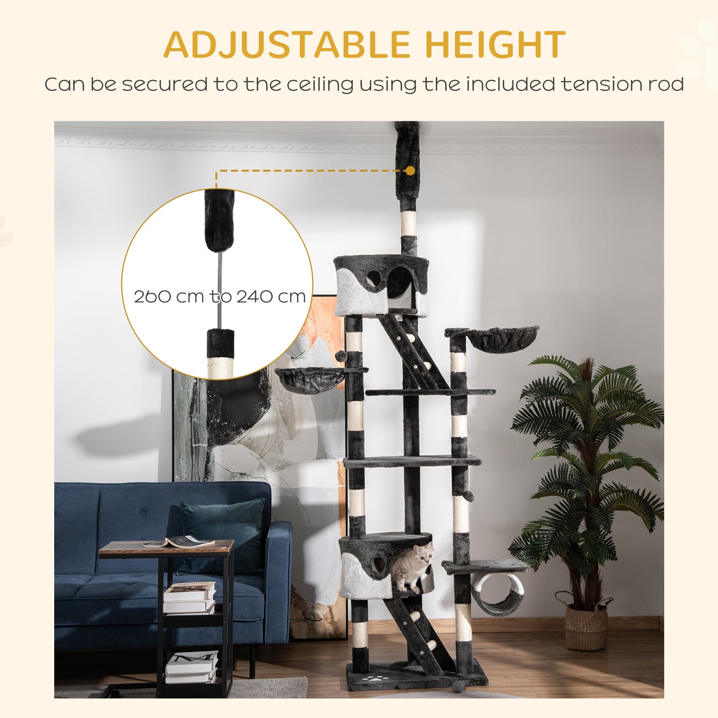 Floor-to-Ceiling Cat Tree