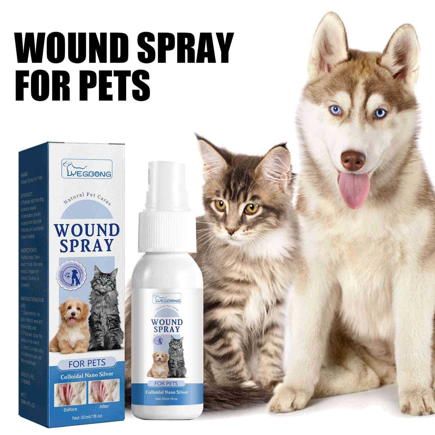 Wound Care Spray For Dogs And Cats