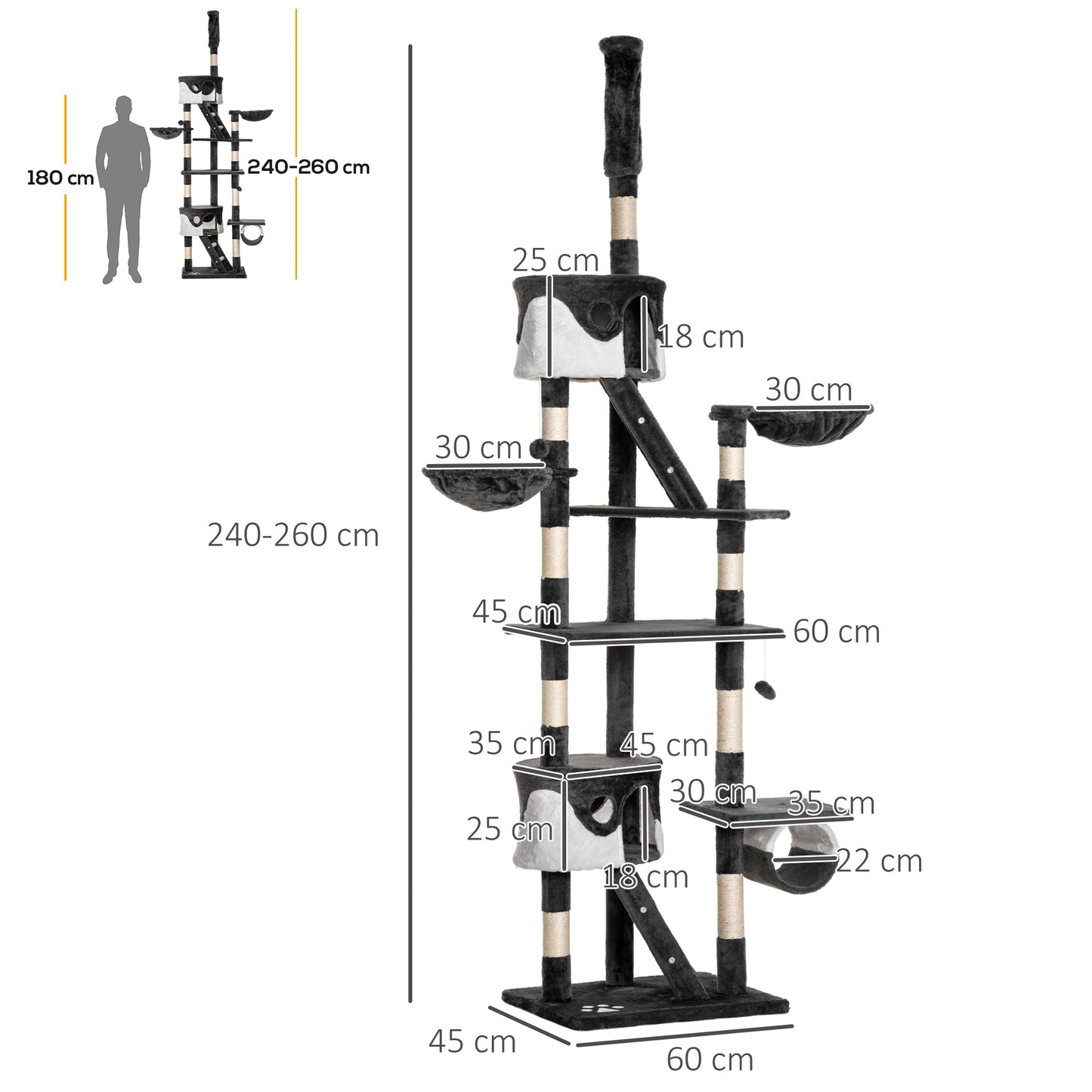 Floor-to-Ceiling Cat Tree