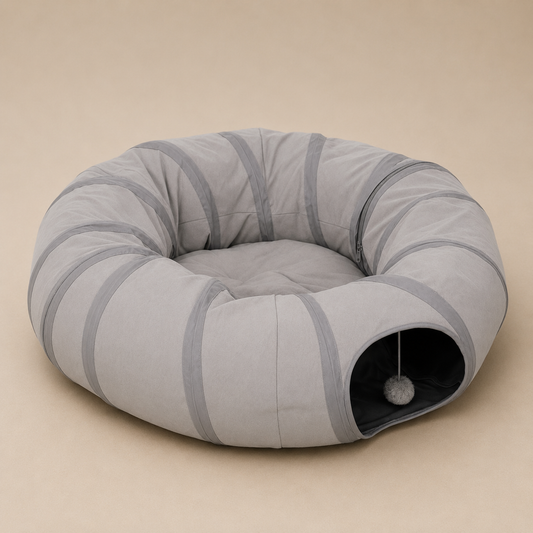 Cat Tunnel With Bed