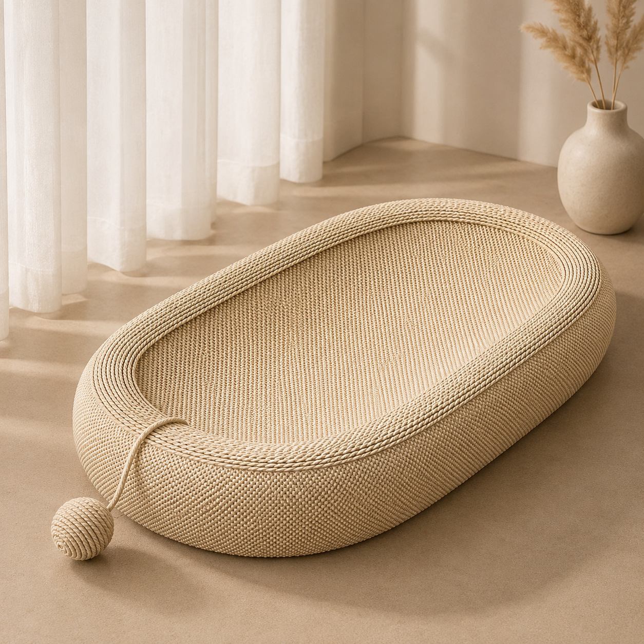Oval Cat Scratching Bed