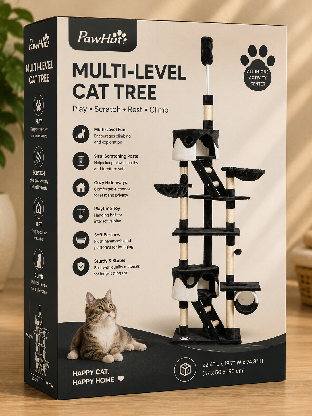 Floor-to-Ceiling Cat Tree