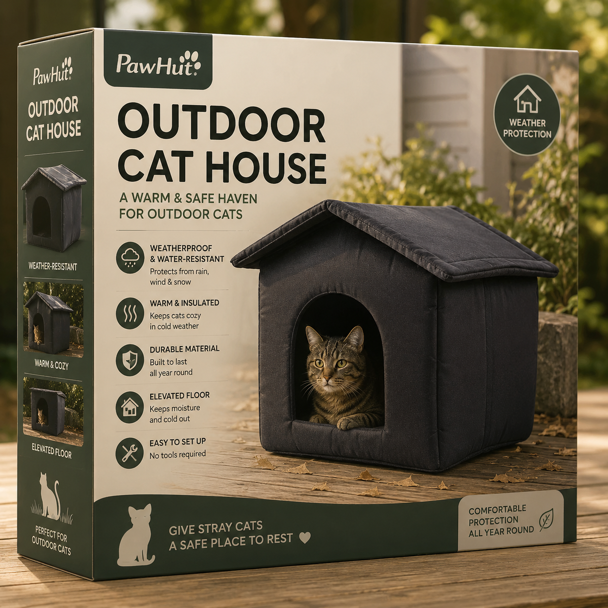 Cat Outdoor House