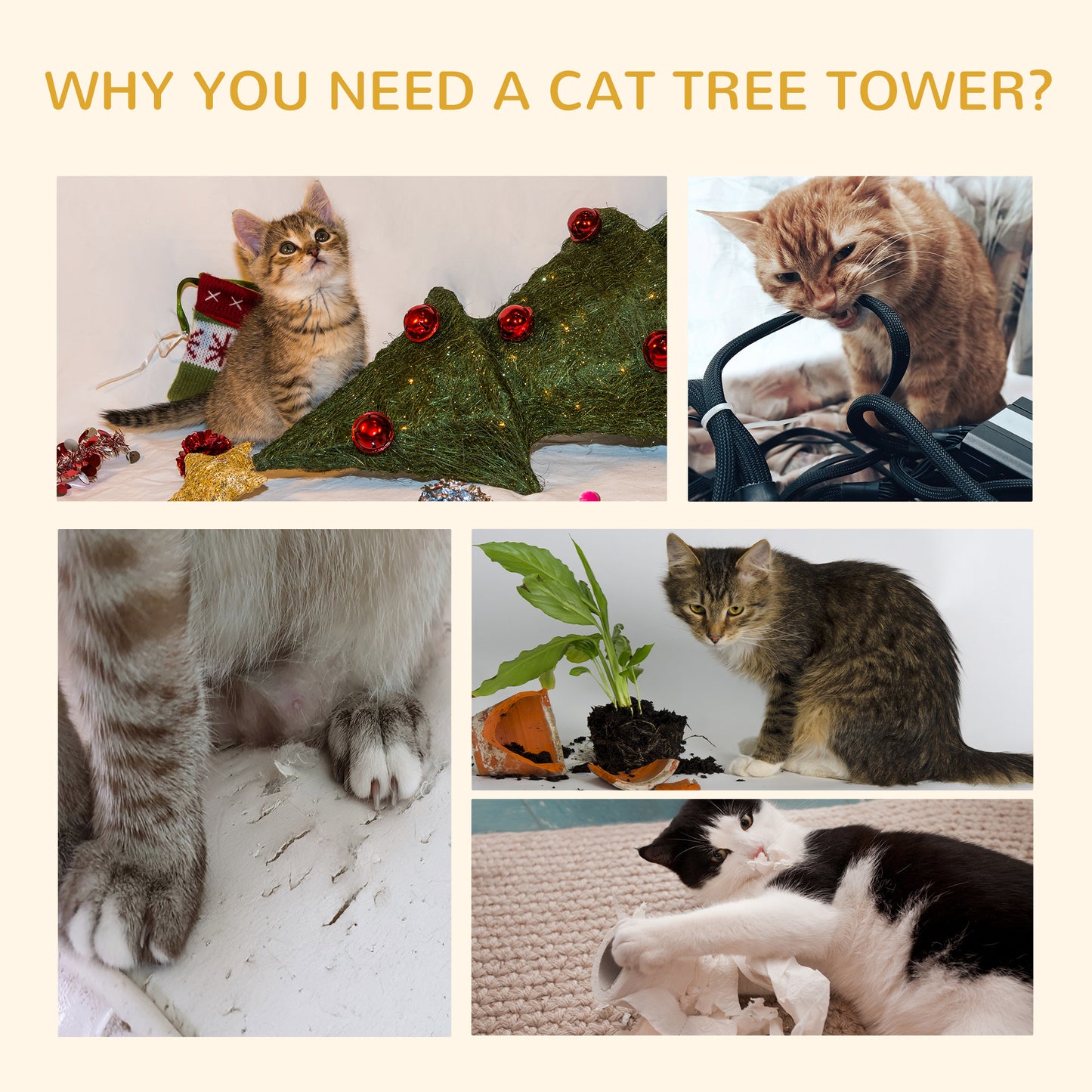 Floor-to-Ceiling Cat Tree