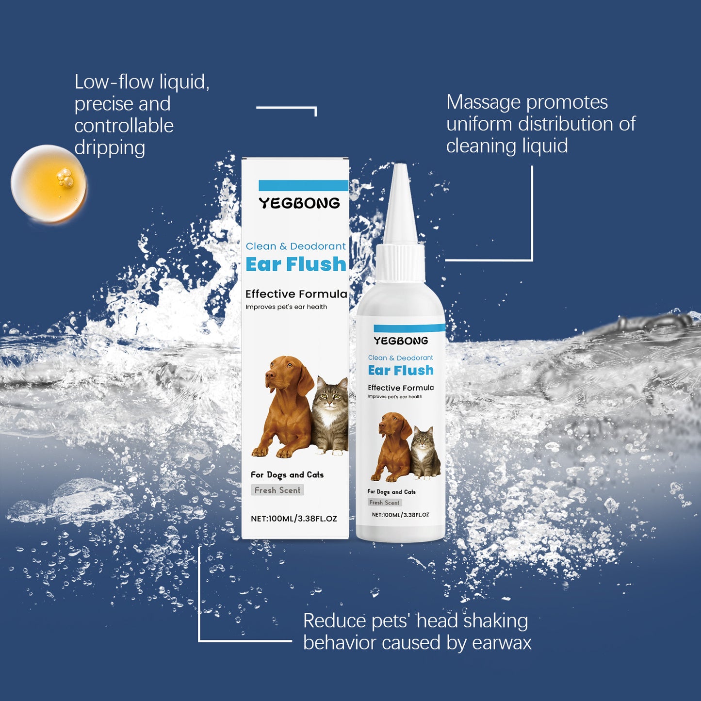 Dogs And Cats Ear Cleaner