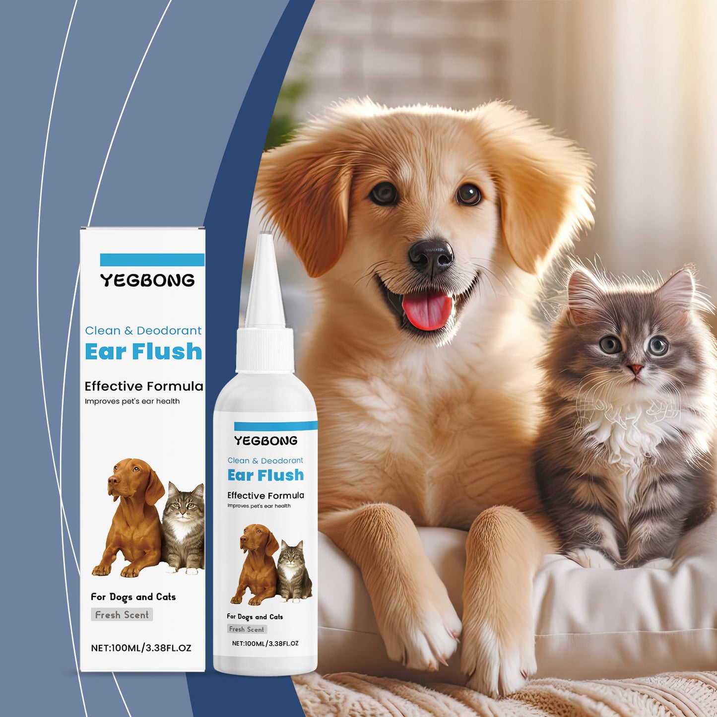 Dogs And Cats Ear Cleaner